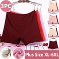 thumbnail image 1 of CFLVAEK 3PC Plus Size Underwear for Women High Waist Leakproof Panties Cotton Underpants Comfort Full Coverage Ladies Briefs(Khaki XXXL), 1 of 7