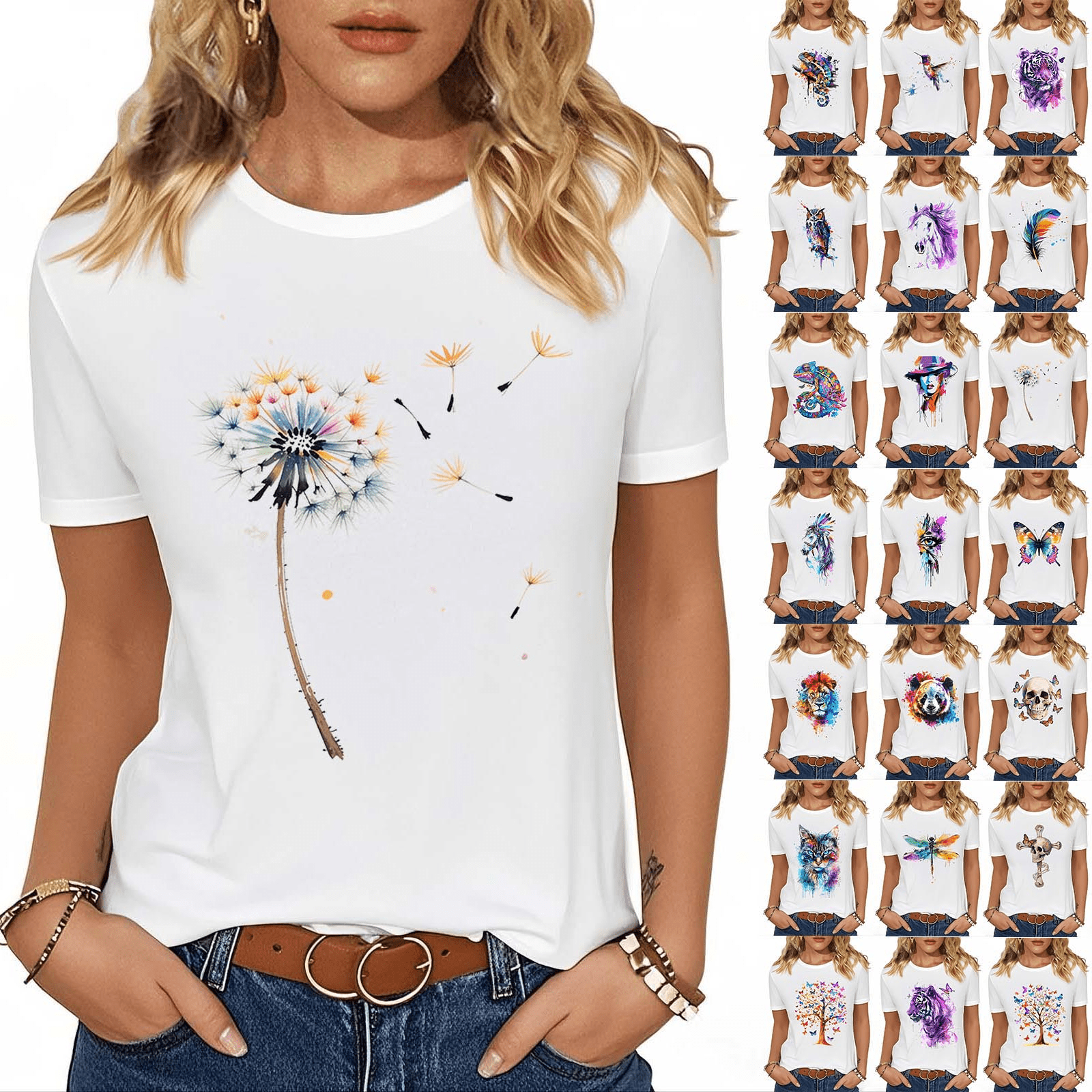Women's Baseball Heart Graphic Tee - Casual Short Sleeve Game Day Shirt - View #5