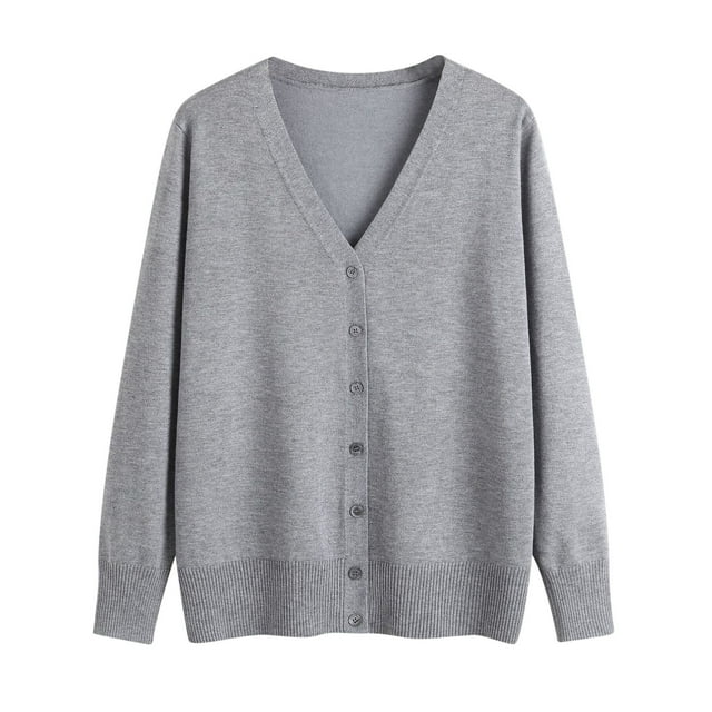 CFLVAEK Fall Cardigan Sweaters for Women Plus Size Button Down Sweater