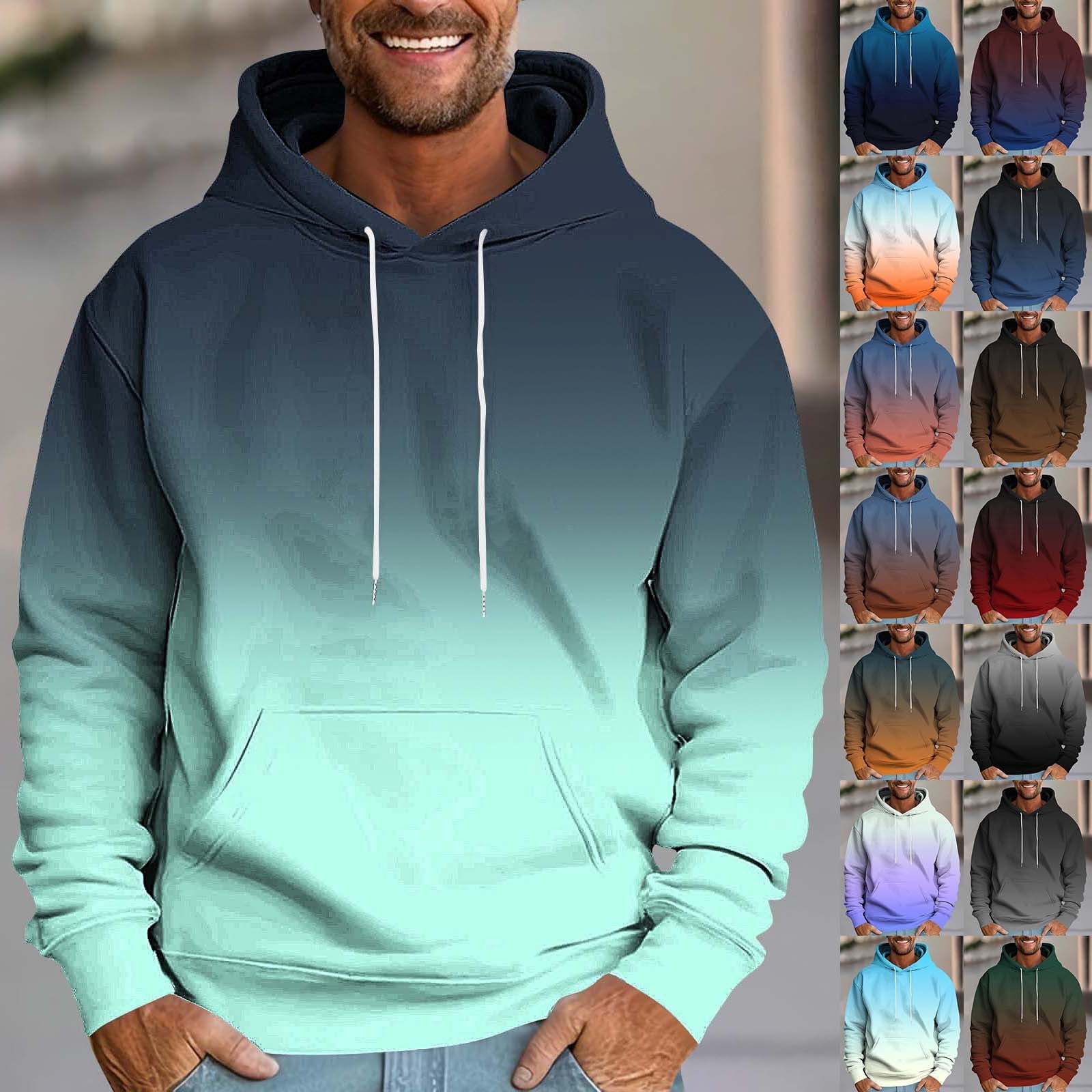 HS Long Sleeve Shirt Autumn Men's Pullover main image 0