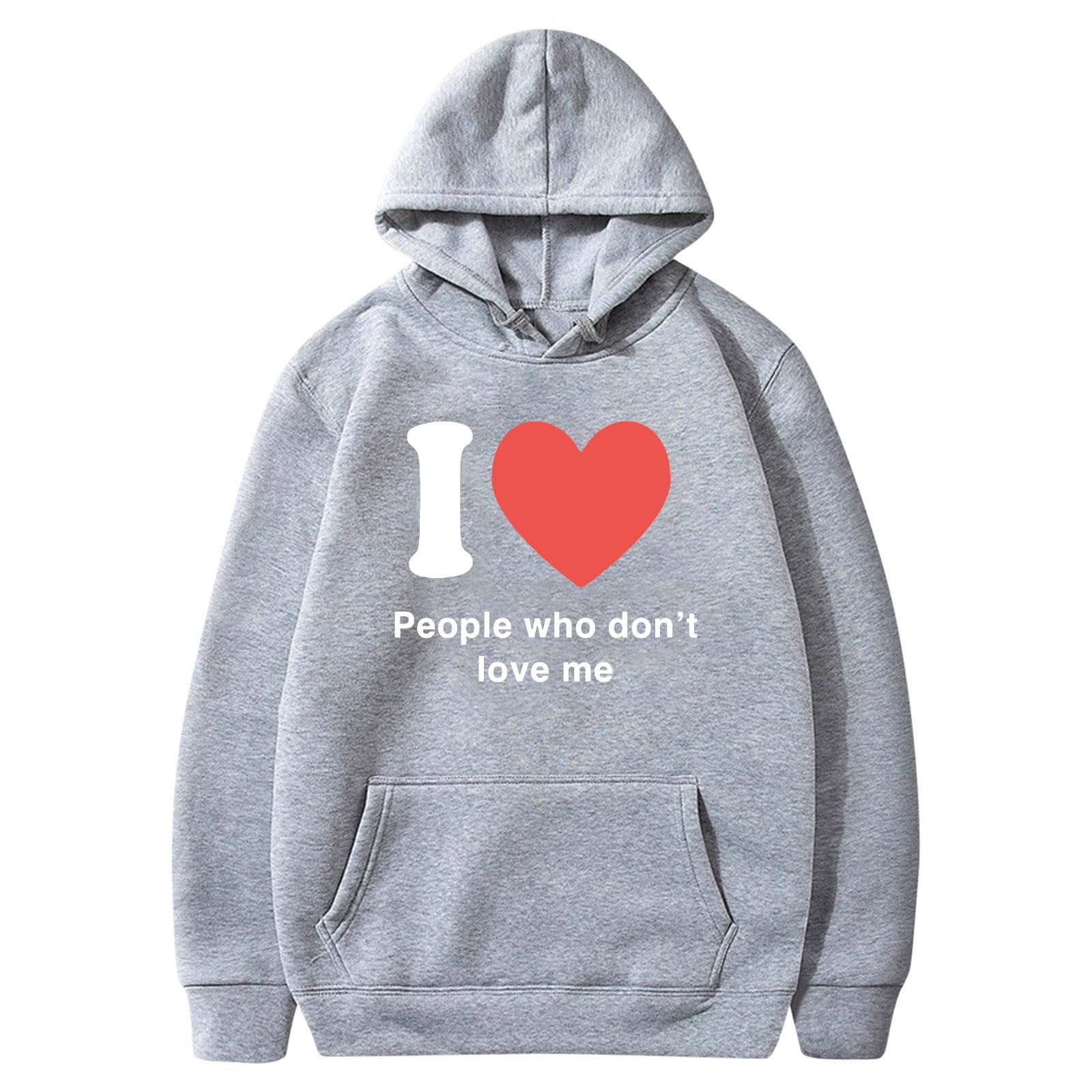 CFLVAEK I Love People Who Don't Love Me Hoodies for Women Valentines