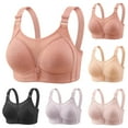 thumbnail image 1 of CFLVAEK Plus Size Bras for Women No Underwire Everyday Bralette for Big Bust Comfort Full Coverage Push Up Bras Adjustable Strap Senior Bras Beige XXL, 1 of 9