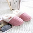 thumbnail image 1 of CFLVAEK Scuff Slippers for Women Fuzzy Memory Foam Bedroom Slipper Fleece Lining Fall Winter Warm Shoes Casual Slide on Indoor Slippers, 1 of 3