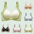 thumbnail image 1 of CFLVAEK Seamless Bras for Women Comfort No Underwire Push Up Bralette Comfy Full Coverage Beauty Back Everyday Bras Green XXL, 1 of 6