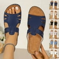 thumbnail image 1 of CFLVAEK Slide Sandals for Women Comfort Arch Support Sandals Hollow Out Indoor Outdoor Sandals Plus Size Summer Vacation Beach Walking Shoes 2025 Size 9.5, 1 of 10