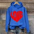 CFLVAEK Valentine's Day Hoodies for Women 2025 Fashion Love Heart