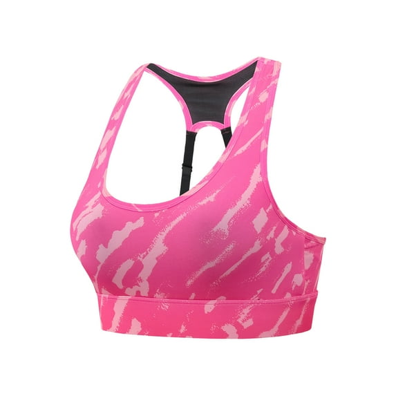 CFLVAEK Women's Adjustable Back Strappy Sport Bras High Impact Lightweight Yoga Bra Moisture Wicking Wirefree Gym Bralettes Comfy Full Coverage Exercise Bralette with Support