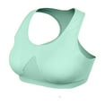 thumbnail image 1 of CFLVAEK Women's Lightly Racerback Bras with High Impact Support Breathable Mesh Sports Bra Comfy Non-Underwire Workout Bralettes Fully Padded Lift Up Vest Bralette, 1 of 6