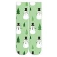 CFLVAEK Womens Christmas Compression Socks Cute Xmas Snowman Print