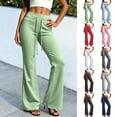 thumbnail image 1 of CFLVAEK Workout Sweatpants for Women Bootcut Wide Leg Yoga Athletic Sweatpant Comfort Soft Drawstring High Waisted Long Pants Dark Gray L, 1 of 8