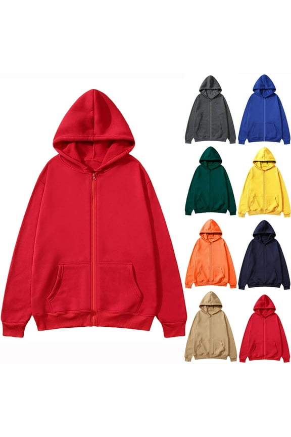 Zip Up Hoodie Men Big and Tall Long Sleeve Hooded Sweatshirts Oversized Hoodies with Pockets Casual Solid Color Fall Workout Sweatshirt Dark Gray XL