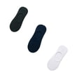 thumbnail image 1 of CFMIURAN 3 Pairs No Show Socks Womens Invisible Liner, Non Slip & Low Cut, Casual & Formal Wear, Soft & Stretchable Navy+White+Dark Gray Socks, 1 of 2