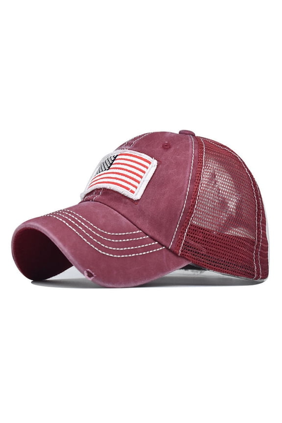 Baseball Hats for Women Embroidered Baseball Cap, Patriot Cap 1776-2026 Bicentennial Gift for Men & Women Red Bucket Hats, One Size
