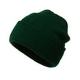 thumbnail image 1 of CFMIURAN Beanie for Men Women Cuffed Thick Knitted Unisex Winter Hat Beanies Skull Cap Green, 1 of 1