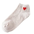 thumbnail image 1 of CFMIURAN Beige Socks for Men, Heart-Shaped Fashion Skateboard Sock Comfortable Socks, 1 of 2