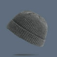 thumbnail image 1 of CFMIURAN Hats for Men, Unisex Winter Warm Knitted Beanie - Solid Color Thick Casual Cap for Cold Weather, Outdoor Ski Hat for Men and Women Daily Wear, 1 of 2