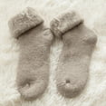 thumbnail image 1 of CFMIURAN Khaki Winter Solid Thick Warm Socks, Wool Socks Winter Stockings Thickened with Snow Country Sub Warm Ski Yarn Snow Socks, 1 of 4