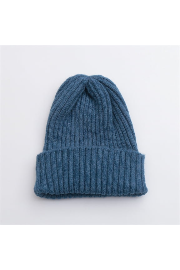 Knit Short Watch Cap, Women's Autumn and Winter New Versatile Casual Knitted Woolen Hat
