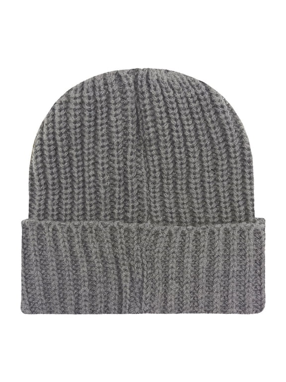 Knit Skull Cap, Unisex Beanie Winter Knitted Cuffed Soft Warm Hat for Men/Women Ski Watch Cap
