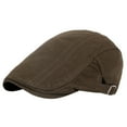 thumbnail image 1 of CFMIURAN Men's Newsboy Cap – Vintage Cotton Flat Hat for Men, Classic Cabbie / Gatsby / Harrington Style, Adjustable Breathable Ivy Paperboy Cap for Casual Driving Golf Outdoor, 1 of 1