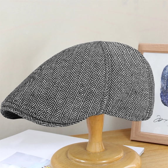 CFMIURAN, Newsboy Cap Irish Hat for Men Flat Driving Cap Washable English Style Advanced Painter Hat Daily Wear Hat