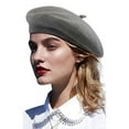 thumbnail image 1 of CFMIURAN Painters Cap, Women's Autumn Winter Lightweight Beret - Fashion Solid Color Bonnet for Cold Weather, Warm Soft Knit Beret Cap for Daily Casual Wear, 1 of 3