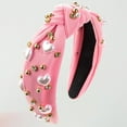 thumbnail image 1 of CFMIURAN Pink Heardband, Valentine's Day Knotted Bow Headband - Fashionable Hair Accessory for Women and Girls, Cute Hair Bow for Party, Daily Wear, and Holiday Gifts, 1 of 4