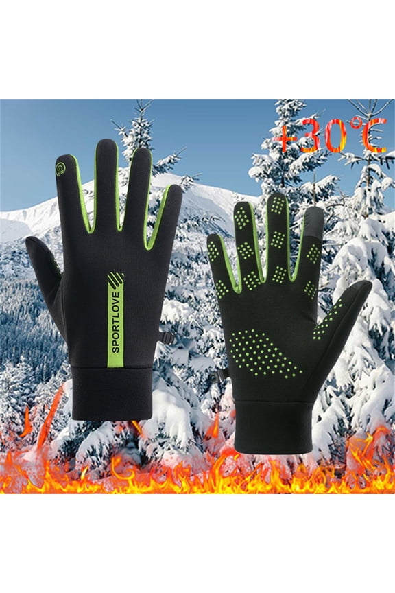 Unisex Winter Thermal Gloves Waterproof Windproof Warm Touch Screen for Ski Snow Running Cycling Hiking Driving Outdoor Sports