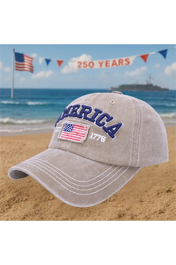Visor Hats, Men Women 250Th Anniversary Hat - Adjustable Patriotic Baseball Cap, Embroidered Commemorative Sun Hat for Outdoor Activities, Unisex Cotton Twig Gorras for Daily Wear