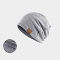 thumbnail image 1 of CFMIURAN Warm Slouchy Beanie Hat, Long Baggy Skull Cap, Stretchy Knit Hat for Winter, Hip-Hop Style Daily Wear Outdoor Accessory, 1 of 3