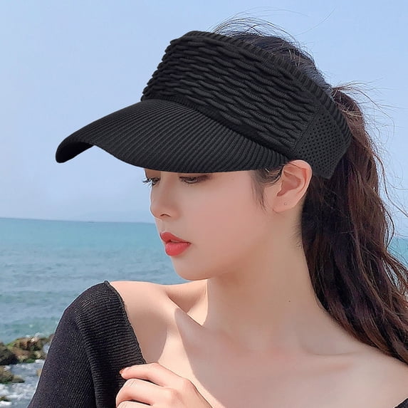 CFMIURAN Women Sun Visor Hat, Women's Sun Hat Spring and Summer Outdoor Sports Duck Cap Student Sun Hat Sunshade Sunscreen Hat
