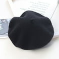 thumbnail image 1 of CFMIURAN, Women's Winter French Beret - Classic Solid Color Knit Beanie for Cold Weather, Soft Warm Beret Cap for Daily Outdoor Wear, Fashion Casual Bonnet for Ladies, 1 of 3