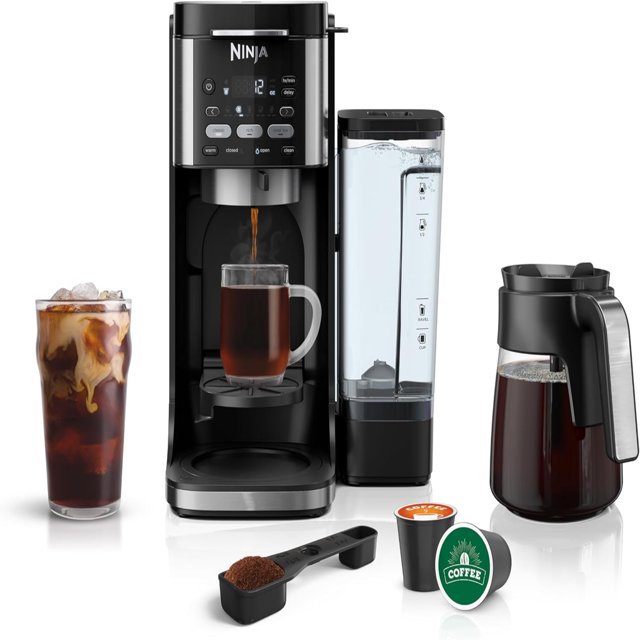 CFP101 DualBrew Hot & Iced Coffee Maker SingleServe compatible with K