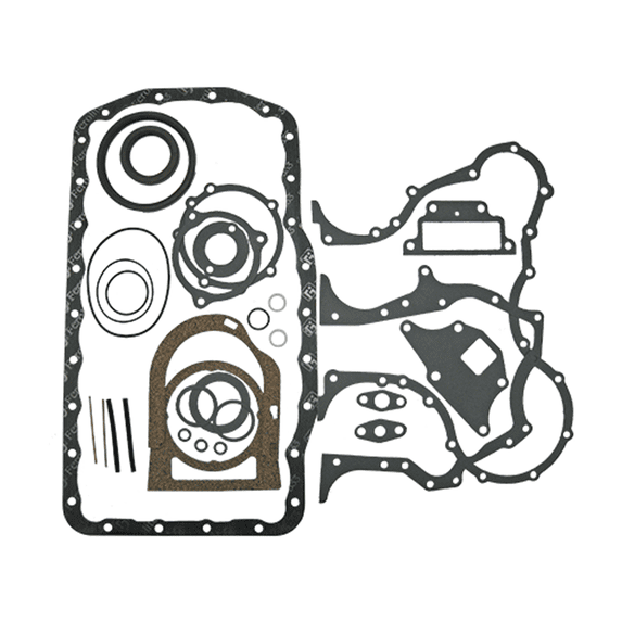 CFPN6A008C NEW Bottom Gasket Set w/ Crankshaft Seals for Ford Tractor 5000 5100+