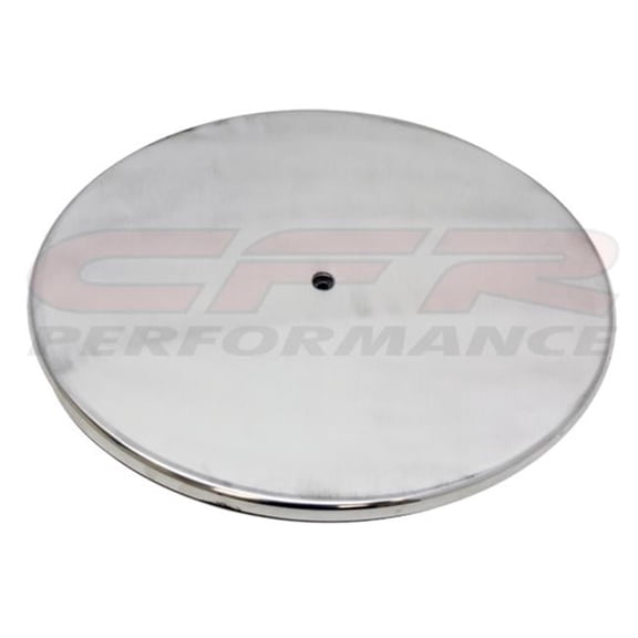 CFR HZ-6801-T-POL 14 in. Round Polished Aluminum Air Cleaner Top Smooth - Chevy, Ford & Mopar