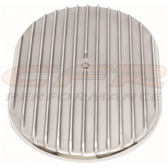 CFR 15 in. Aluminum Oval Air Cleaner Top Finned - Polished