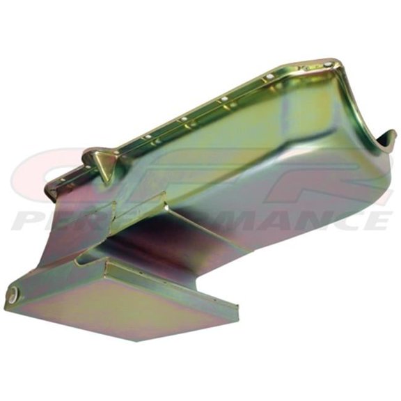 CFR 1962-67 Chevy II & Nova 1980-85 Small Block 283-400 Drag Racing Oil Pan - Zinc