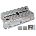 thumbnail image 2 of Gearhead Tall Finned Polished Aluminum Valve Covers For Small Block Ford SBF 302 351W – Full Finned Design 2 of 4