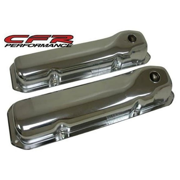 CFR 1969-82 Ford Small Block 351C-351M-400M-Boss 302 Steel Valve Covers - Chrome