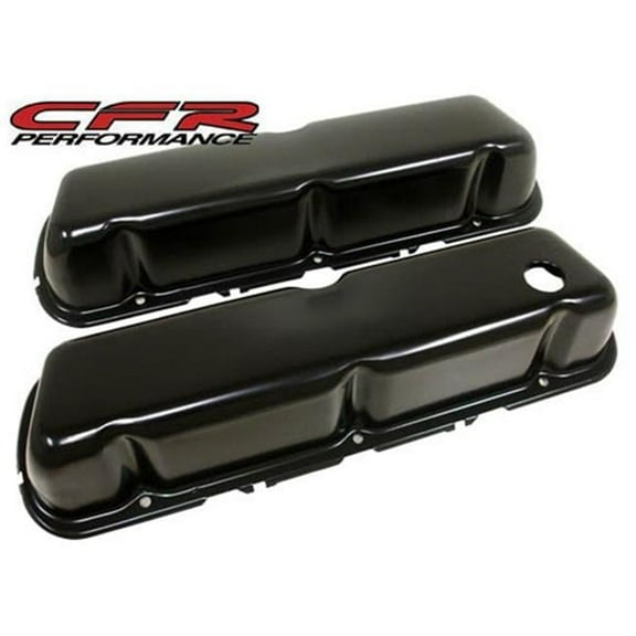 CFR 1986-95 Ford 302 5.0L Fox-Body Mustang Steel Valve Covers - Black