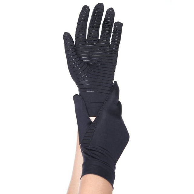 CFR Copper Compression Gloves Therapy Gloves Wrist Brace Elastic Full Open Fingers Hand