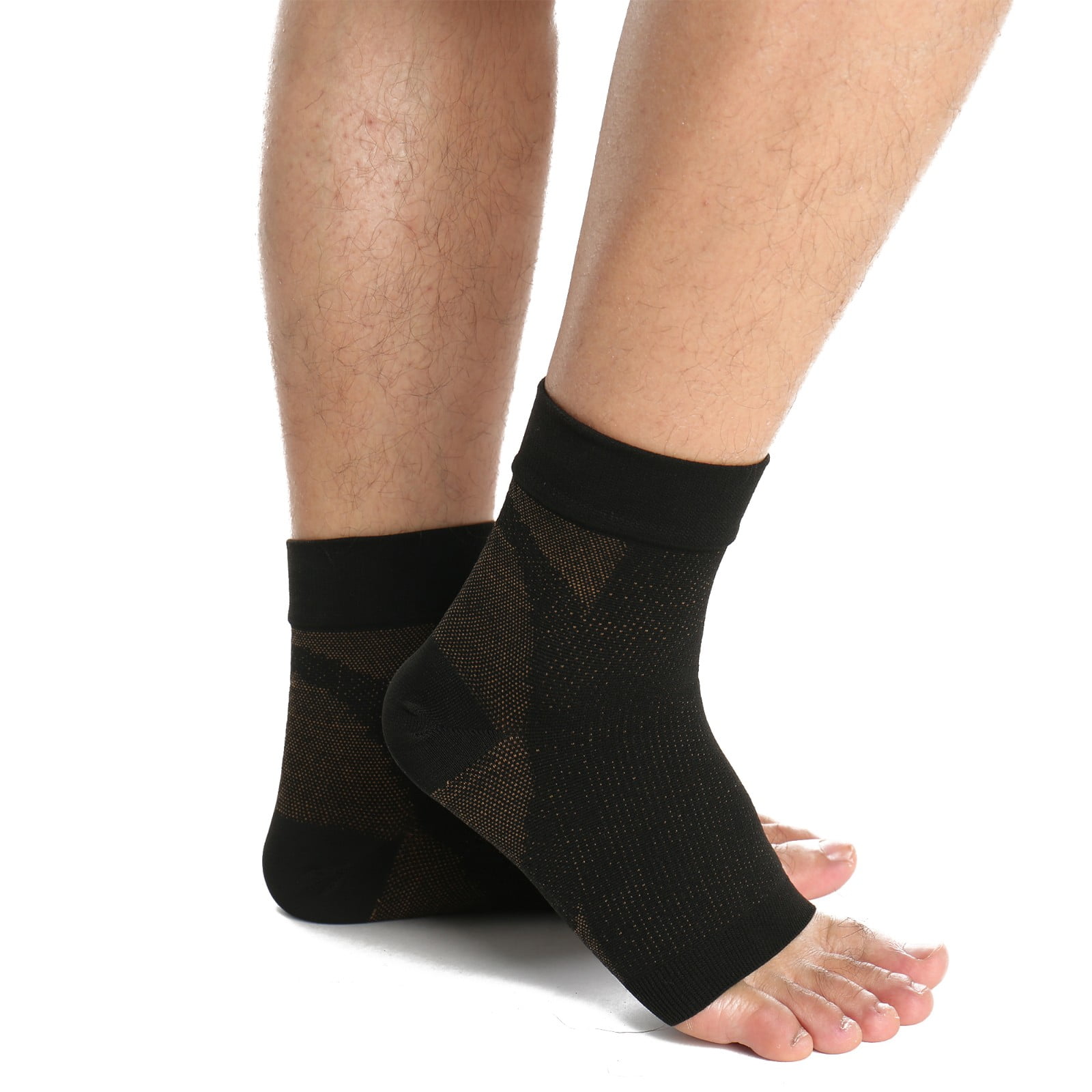 CFR Copper Compression Recovery Foot Sleeves / Ankle Sleeve