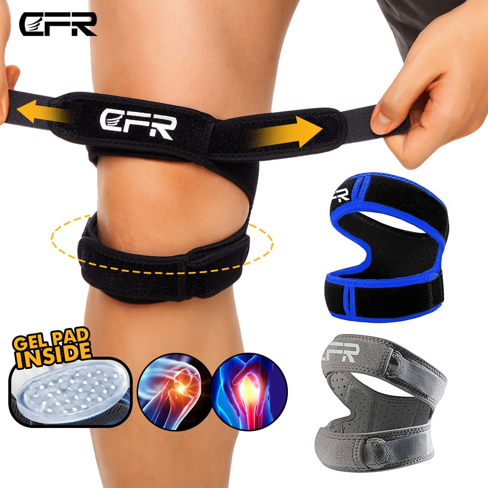 CFR Double Patella Knee Brace Adjustable Knee Support Strap Knee ...