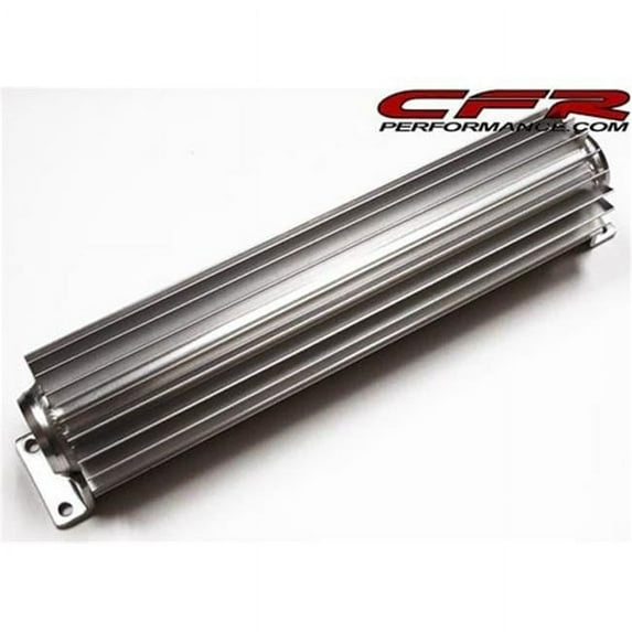 CFR HZ-0051 15 in. Finned Aluminum Transmission Cooler - Chevy & Ford, Mopar