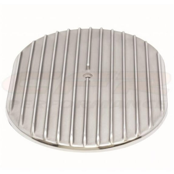 CFR HZ-6020T-3-POL 12 in. Aluminum Oval Air Cleaner Top Finned - Polished