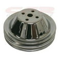 thumbnail image 1 of CFR HZ-9601-C Chevy Small Block Chrome Steel Water Pump Pulley - Short 2 Groove, 1 of 1