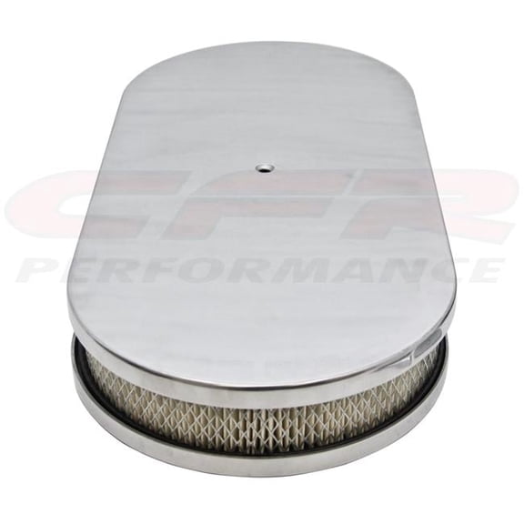 CFR Performance 19 in. Oval Polished Aluminum Air Cleaner