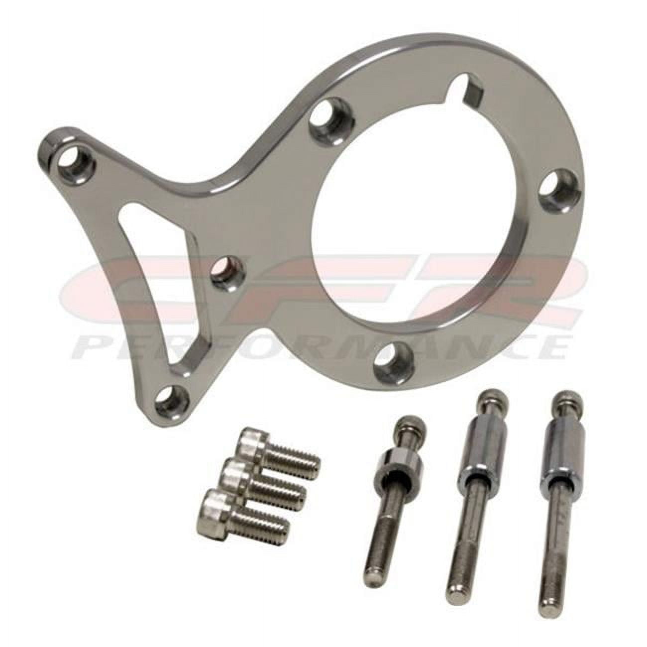 CFR Performance Aluminum Power Steering Bracket Set Polished for 1979