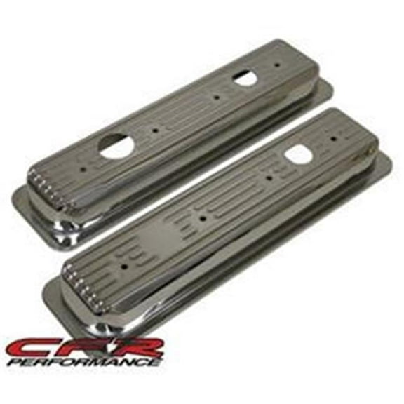 CFR Performance Center Bolt Steel Valve Cover Caps - Chrome for 1987-00 Chevy & Gmc 5.0L & 5.7L