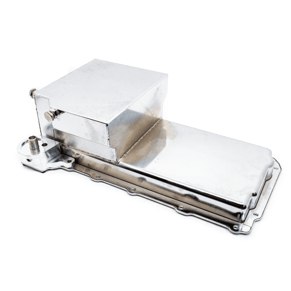 CFR Performance Compatible/Replacement Steel Chevy GM LS Engines Oil Pan 7 QT Filter Adapter Chrome